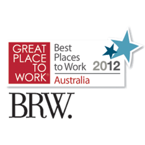 Named as the 10th Best Place to work in Australia 